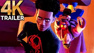 SPIDER MAN ACROSS THE SPIDER VERSE All CLIPS + Trailer (4K ULTRA HD) 2023