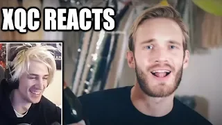 xQc Reacts To PewDiePie — Congratulations | with Chat!