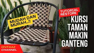 Video DIY - Easy and inexpensive repair of garden chairs