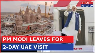 PM Modi To Inaugurate Abu Dhabi's 1st Hindu Temple, Embarks On 2-Day Visit To UAE | World News