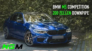 BMW M5 Competition - 200 Zellen Downpipe! - Soundcheck!!