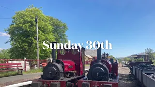 Bala Lake Railway, bank holiday footplate action