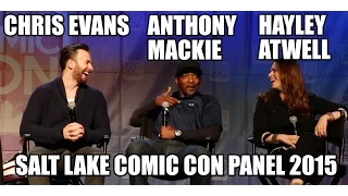 Chris Evans/Anthony Mackie/Hayley Atwell Panel at Salt Lake Comic Con 2015