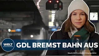 NICHTS GEHT MEHR: Streik der GDL-Lokführer legt Deutsche Bahn lahm | WELT Thema