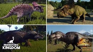 Jurassic World Evolution 2 VS Prehistoric Kingdom | Dinosaur Comparison