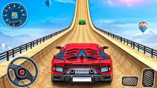 Ramp Car Racing -Car Racing 3D- Android gameplay level 14 to 18 Mega ramp Car stunt game 🎮