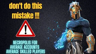 if You Have Aegon, Don't Make This Mistake.NECROPOLIS info.for AVERAGE accounts AVERAGE skilled mcoc