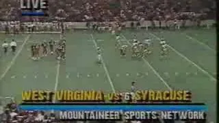 1987 Syracuse vs West Virginia Football Ending