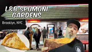 Pizza review: L&B Spumoni Gardens. The regular!