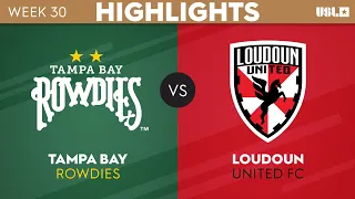 9.30.2023 | Tampa Bay Rowdies vs. Loudoun United FC - Game Highlights