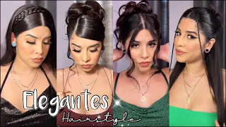 PEINADOS ELEGANTES PARA FIESTA | PEINADOS TENDENCIA 2024 | Peinados Para fiesta Cabello Corto