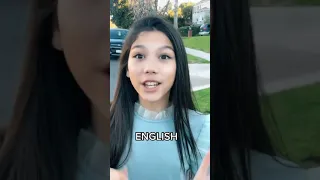 Her voice sounds different in Spanish!