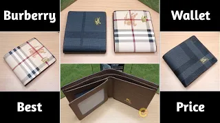 Burberry wallet for men | Brand wallet price in Bangladesh | Best quality leather wallet | Moneybags