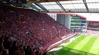 1. FC Kaiserslautern vs. Eintracht Braunschweig - Choreografie Weltmeister 1954 (24.08.2014)