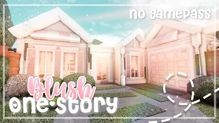 Roblox Bloxburg - No Gamepass One-Story Blush Family House - Minami Oroi