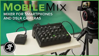 Mackie MobileMix 8-Channel USB-Powerable Mixer for A/V Production, Live Sound and Streaming