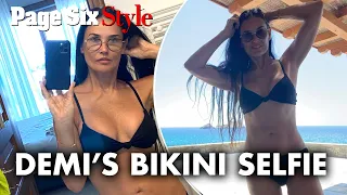 Demi Moore, 58, took a stunning bikini selfie | Page Six Celebrity News