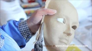How Venetian masks are made  Part 1