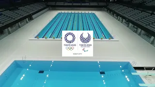 (Tokyo 2020 Games) "Tokyo Aquatics Centre" PR footage