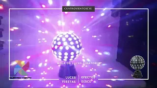 ▷✓ Bola Disco Giratoria LED