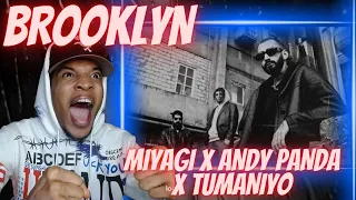 AMERICAN HEARS RUSSIAN RAP FOR FIRST TIME! MIYAGI & ANDY PANDA FT. TUMANIYO - BROOKLYN | REACTION