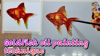[야외로Art] 금붕어 유화표현기법 Goldfish oil painting technique
