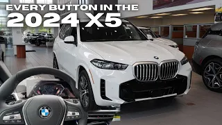 Pressing and Explaining Every Button in the New 2024 BMW X5! (New LCI and iDrive 8 Controls!)