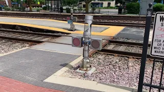 Pedestrian Railroad Crossing in Mount Prospect IL