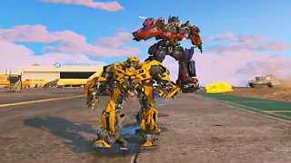 Bumblebee Transform Camaro / GTA 5 Transformers Mods