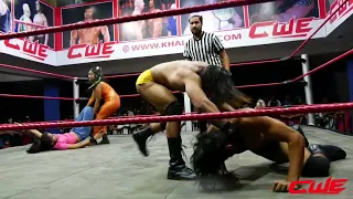 CWE | ARUSHI & SACHIN V/S SURMEET & RAJ Tag Team Match | #youtubeindia #prowrestling #fight |