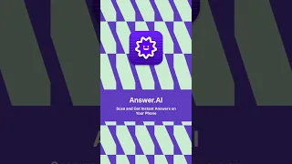 Answer.ai the best study app! Get it now on the App Store or Google Play