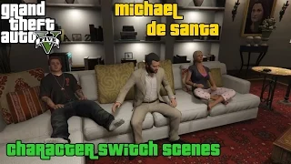 GTA 5 ★ Character Switch Scenes ★ Michael De Santa [PS4]