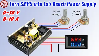 I Turned Dead SMPS into Variable Lab Bench Power supply