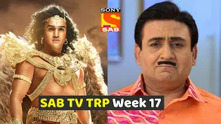 SAB TV TRP, Week 17, TMKOC, Garud, Wagle, Maddam Sir