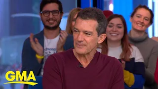 Antonio Banderas says a heart attack helped him approach 'Pain and Glory' l GMA