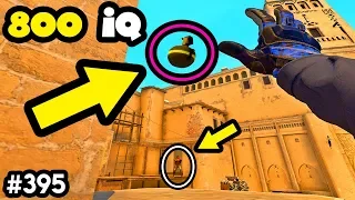 800 IQ NADE PREDICITONS! - CS:GO BEST ODDSHOTS #395