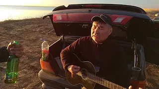 Песенка под гитару на рыбалке