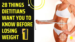 28 Things Dietitians Want You to Know Before Losing Weight Part 1 #Shorts