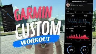 Create Custom Run Workouts In Garmin Connect App | How To