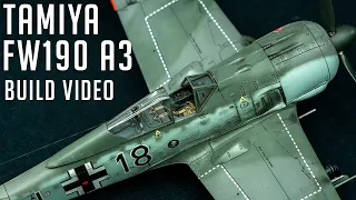 Tamiya 1/48 Focke Wulf FW190 A3 | Build Video