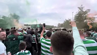 Celtic fans head to Hampden - Celtic Symphony