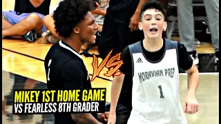 Mikey Williams vs Isaac Ellis Got HEATED!! FEARLESS 8th Grader Drops 30 vs Vertical Academy!!