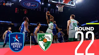 Clyburn leads Efes past Zalgiris! | Round 22, Highlights | Turkish Airlines EuroLeague