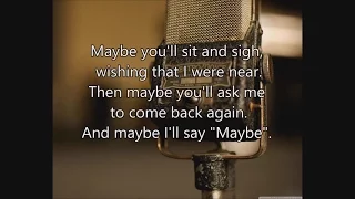 Maybe - The Ink Spots - Lyrics - Fallout 3