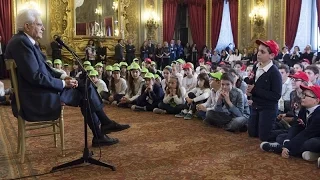 il Presidente Mattarella risponde alle domande degli studenti delle scuole primarie