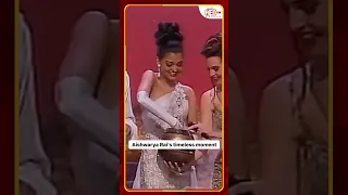Aishwarya Rai's iconic moment during the Miss World Pageant finals #aishwaryarai #redfmbengaluru