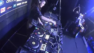 DJ Paka at Pioneer Lady DJ Championship2015 Final Round