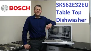 Bosch SKS62E32EU Table Top Dishwasher Demonstration