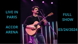 John Mayer Solo - Paris 🇫🇷 Accor Arena 03/24/2024 Full Show