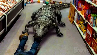 3 alligators géants dans un supermarché | Fin explosive | Lake Placid 3 | Extrait VF